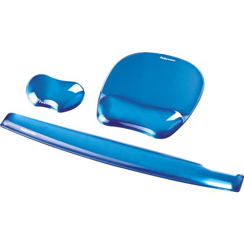 Fellowes Mouse Pad Crystal GEL - Blue
