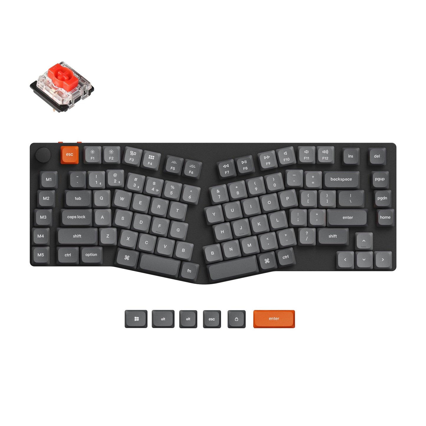 Keychron Keyboard Wireless K15 MAX - Black