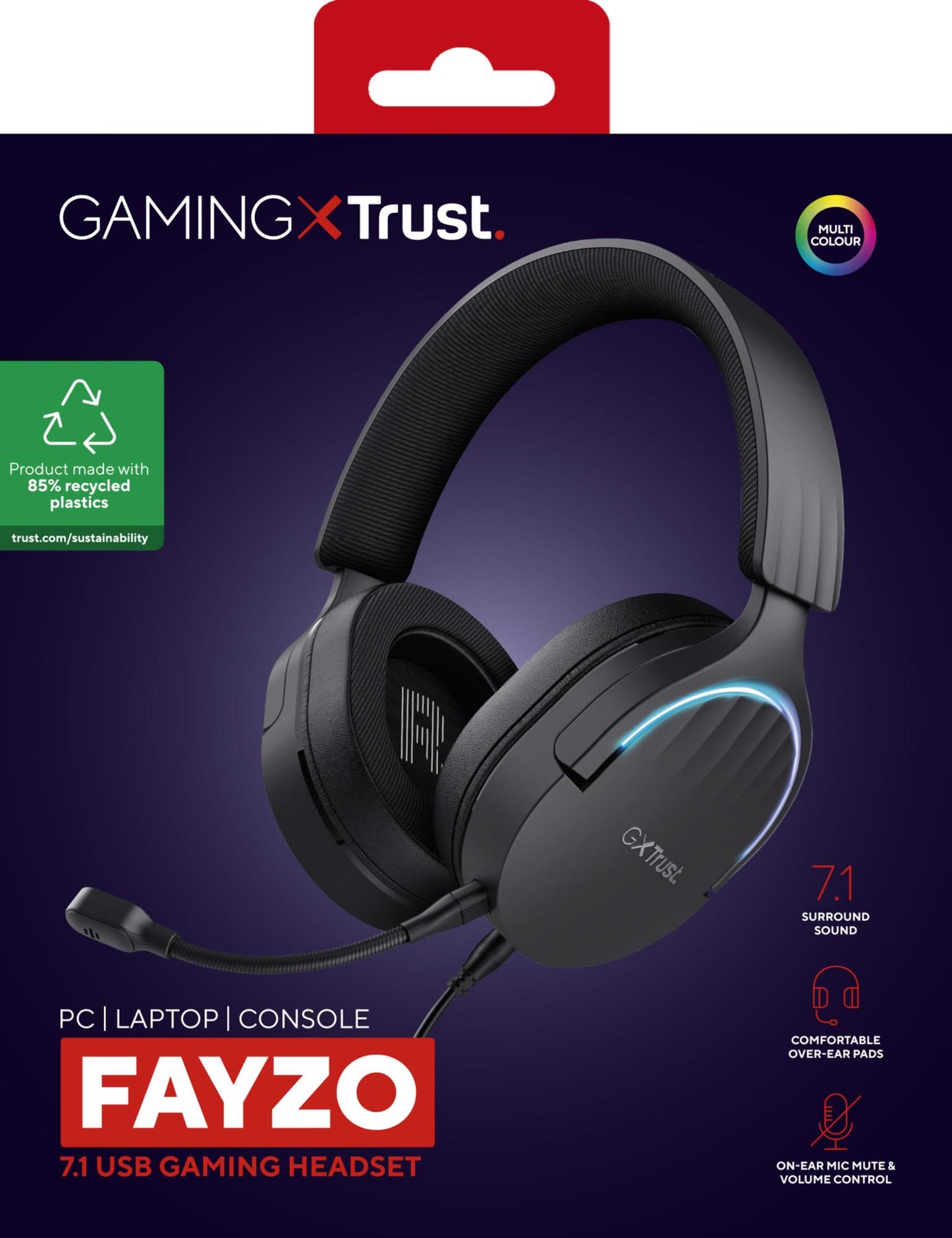 Trust Headset GXT 490 Fayzo - 24900