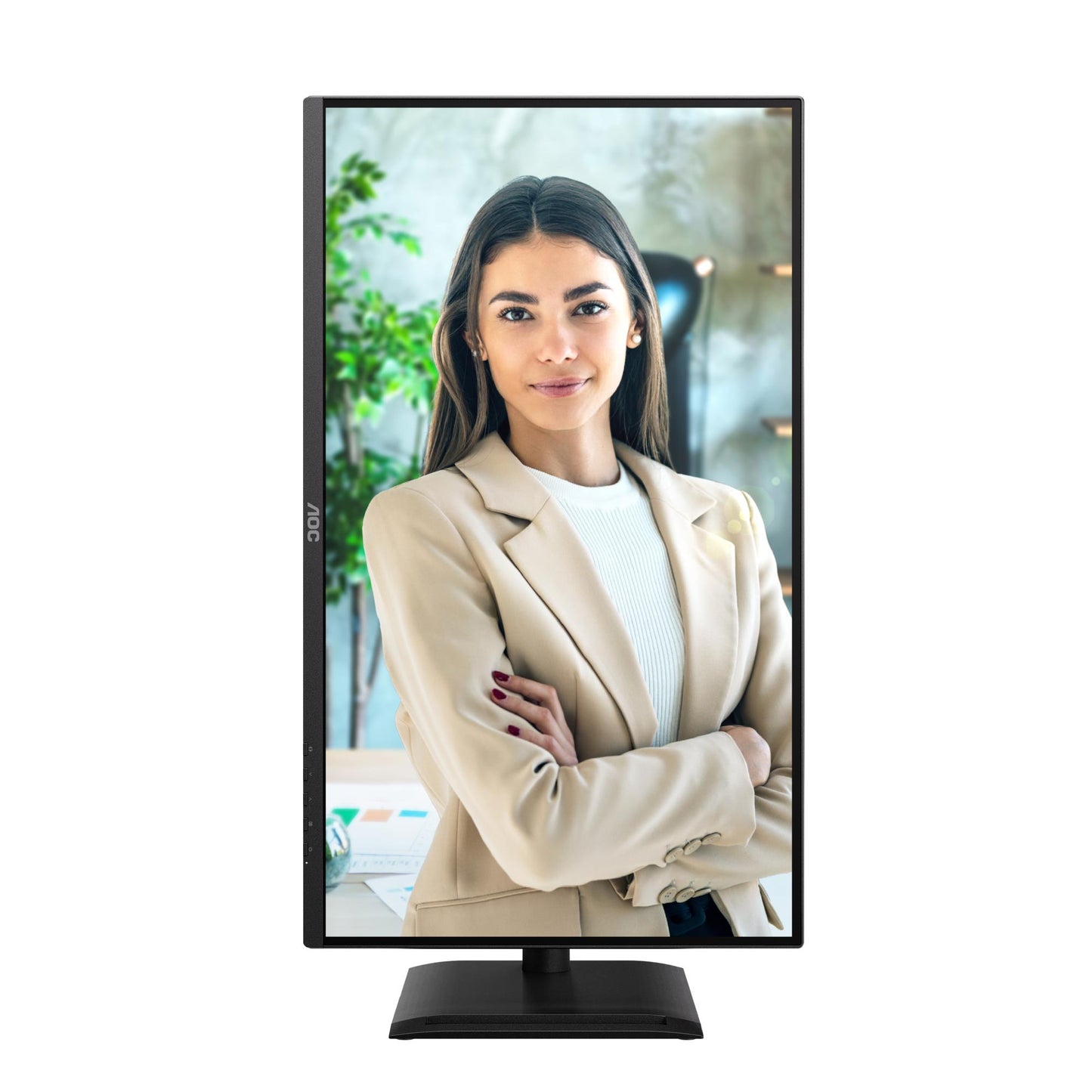 AOC LCD Monitor AOC 27 " 2560 X 1440 Pixels Wide Quad HD Native Aspect Ratio 16:9 Flat