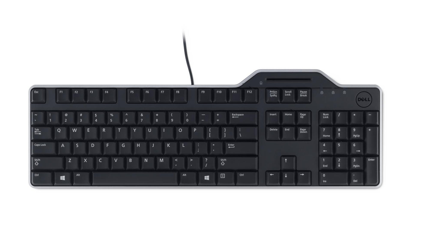 Dell Keyboard KB-813 Smart Card Estonian - Black