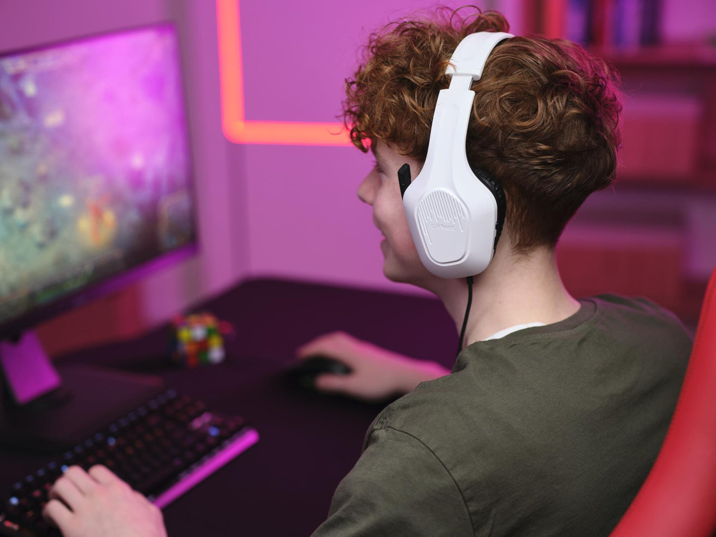 Trust Headset GXT415W Zirox - White