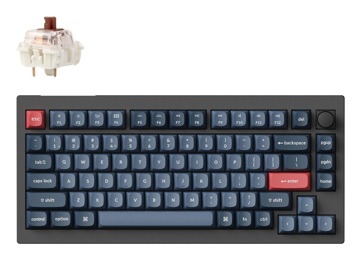 Keychron Keyboard Wireless V1 MAX RGB - Carbon