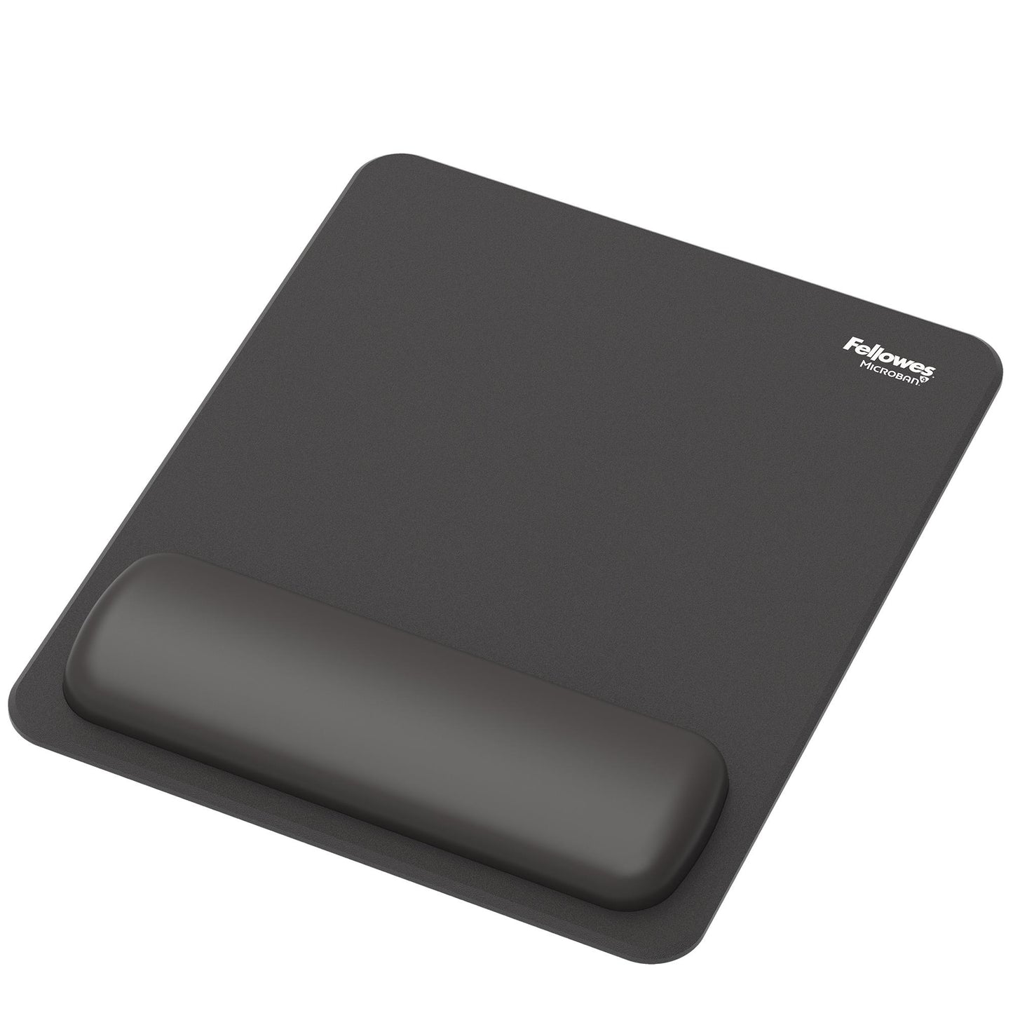 Fellowes Mouse Pad Wrist Rest - Black