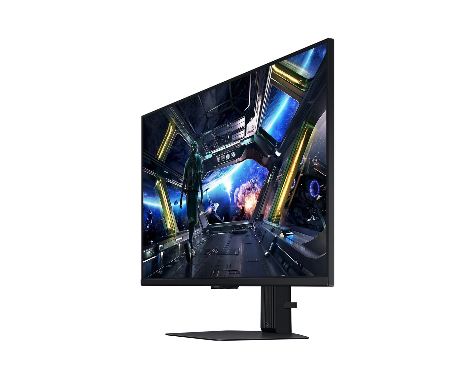 Samsung LCD Monitor Samsung Odyssey G7 32" Gaming Panel IPS 3840X2160 16:9 144Hz 1 Ms Speakers Swivel Pivot Height Adjustable Tilt Colour Black