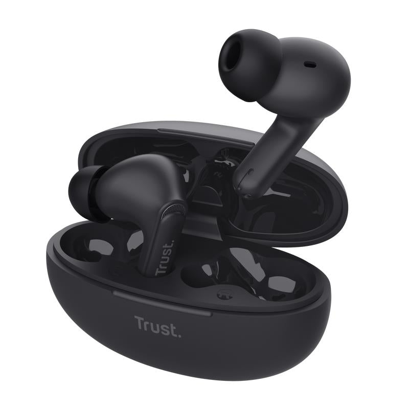 Trust Headset Earbuds Yavi Bluetooth ENC - Black