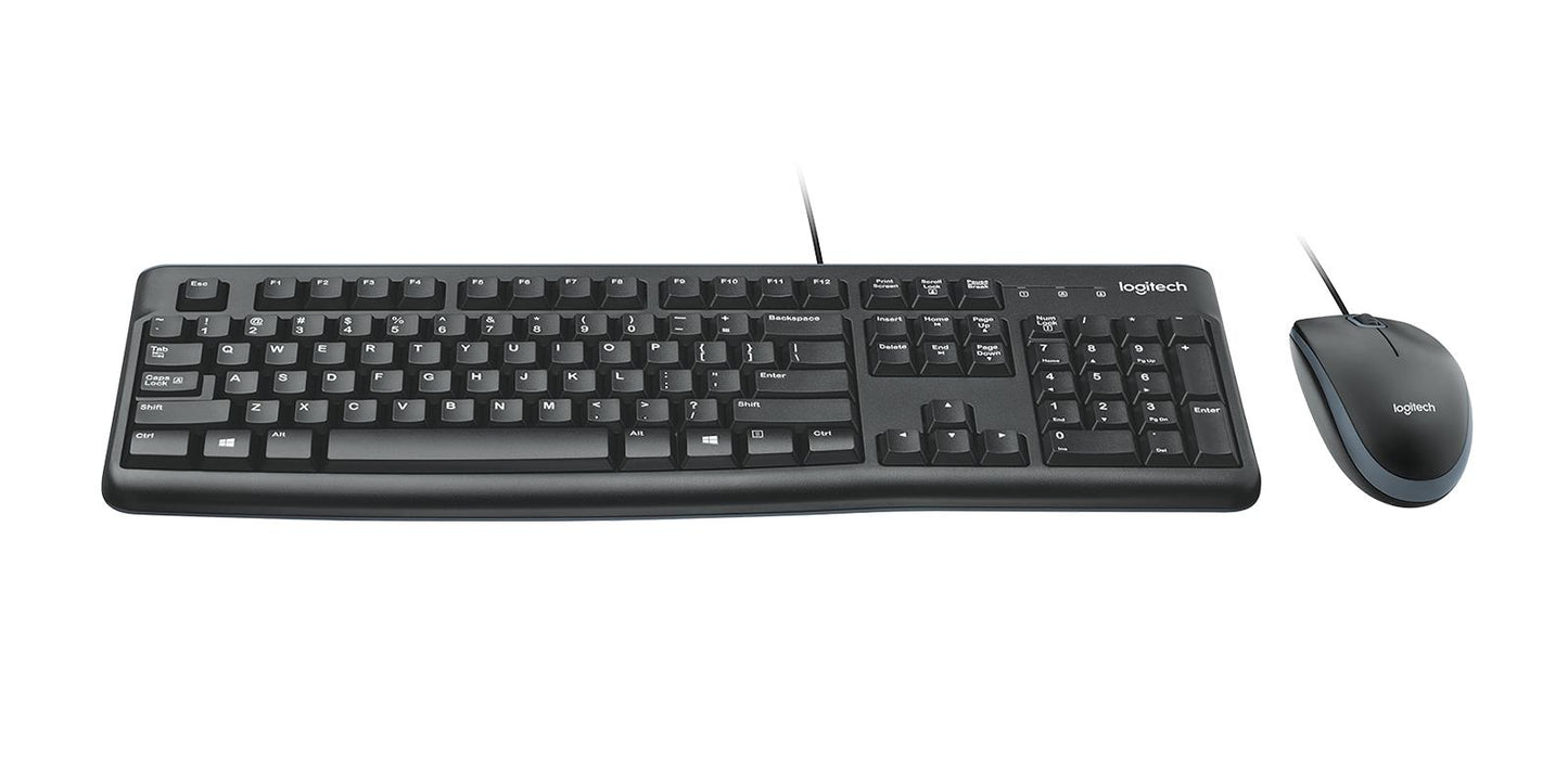 Logitech Keyboard + Mouse Combo MK120 - Black
