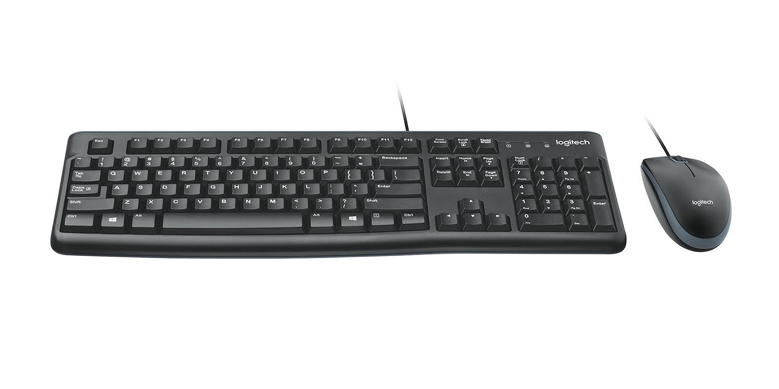 Logitech Keyboard + Mouse Combo MK120 - Black