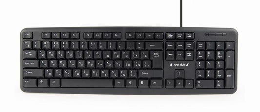 Gembird Keyboard Standard USB Russian - Black