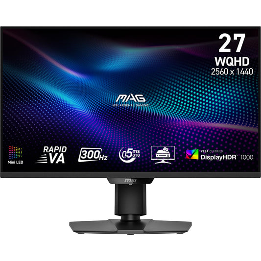 MSI LCD Monitor MSI MAG 274QPF X30MV 27" Gaming / Frameless Matte Panel VA 2560X1440 16:9 300Hz 0.5 Ms Colour Black