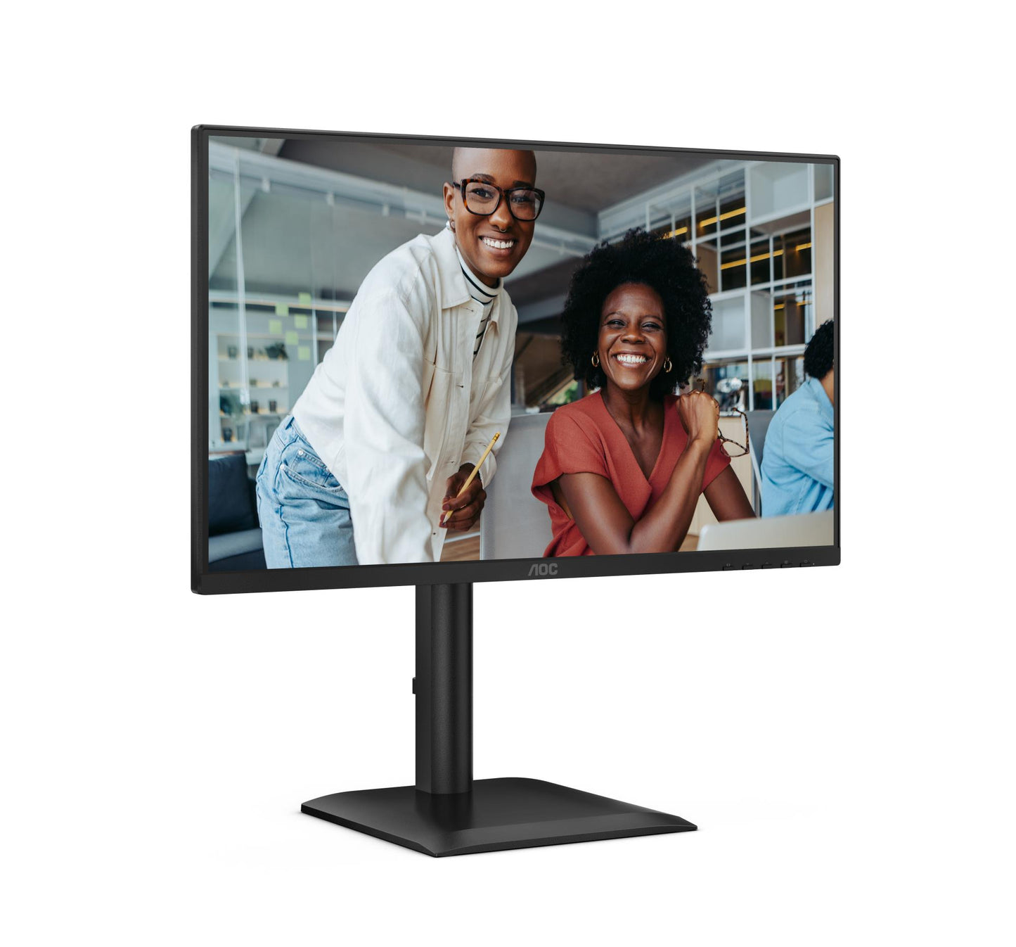 AOC LCD Monitor AOC 60.5 Cm (23.8") 1920 X 1080 Pixels Full HD Native Aspect Ratio 16:9 LED Flat