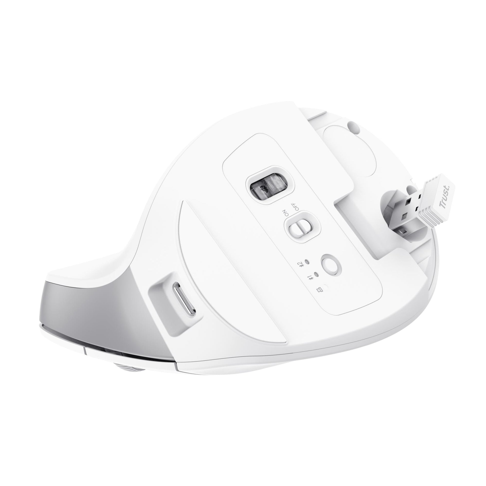 Trust Mouse USB Optical Wireless Bayo + / Ergonomic WHT