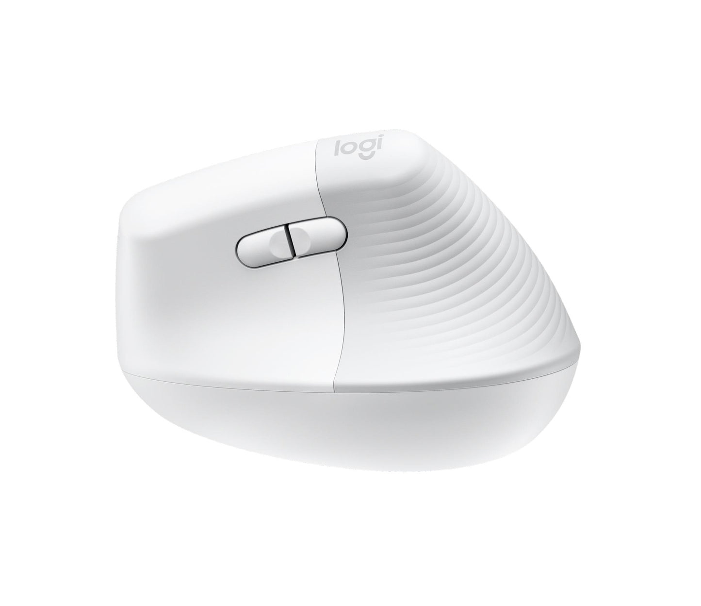Logitech Mouse USB Optical Wireless Vertical - White