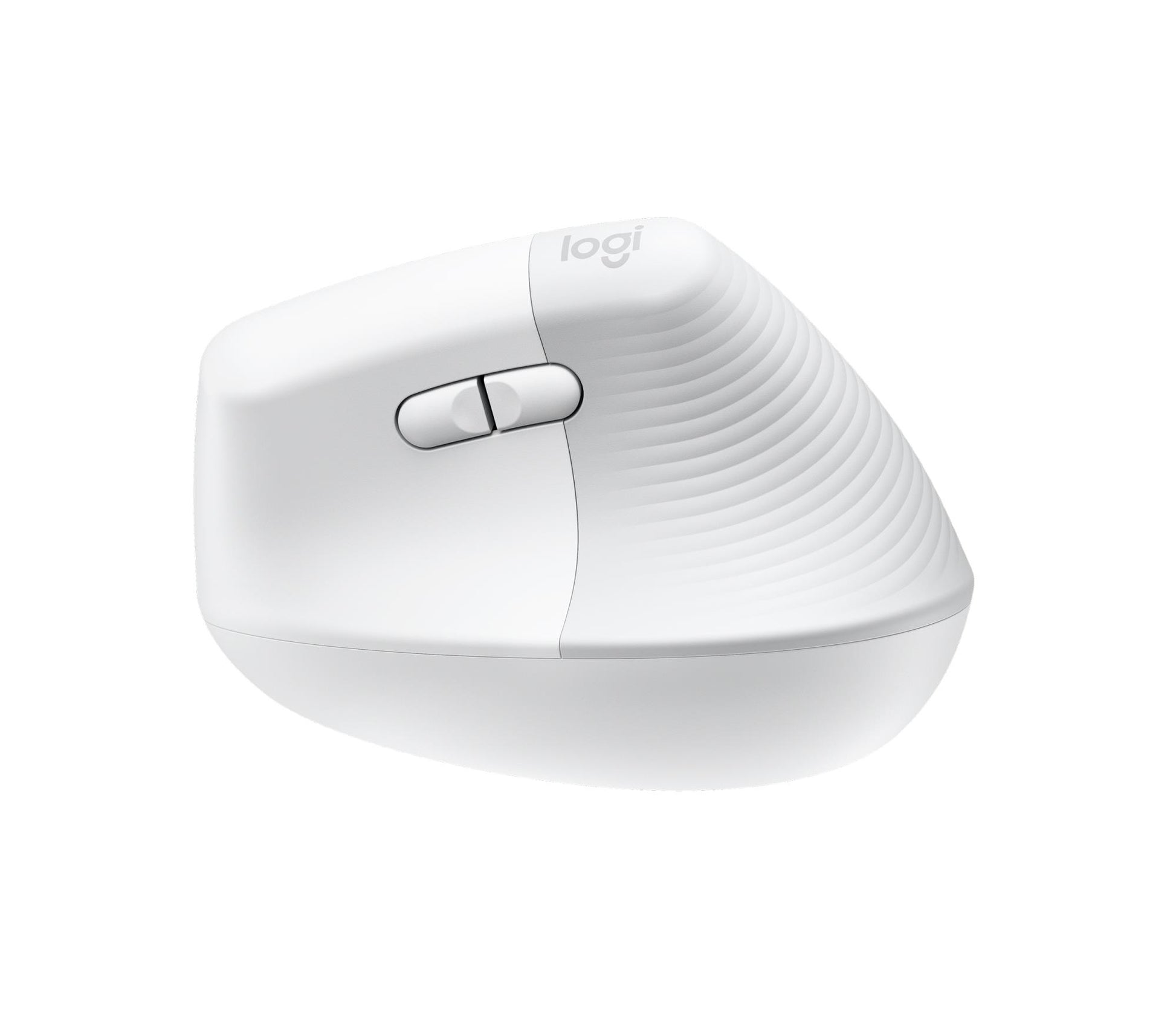 Logitech Mouse USB Optical Wireless Vertical - White