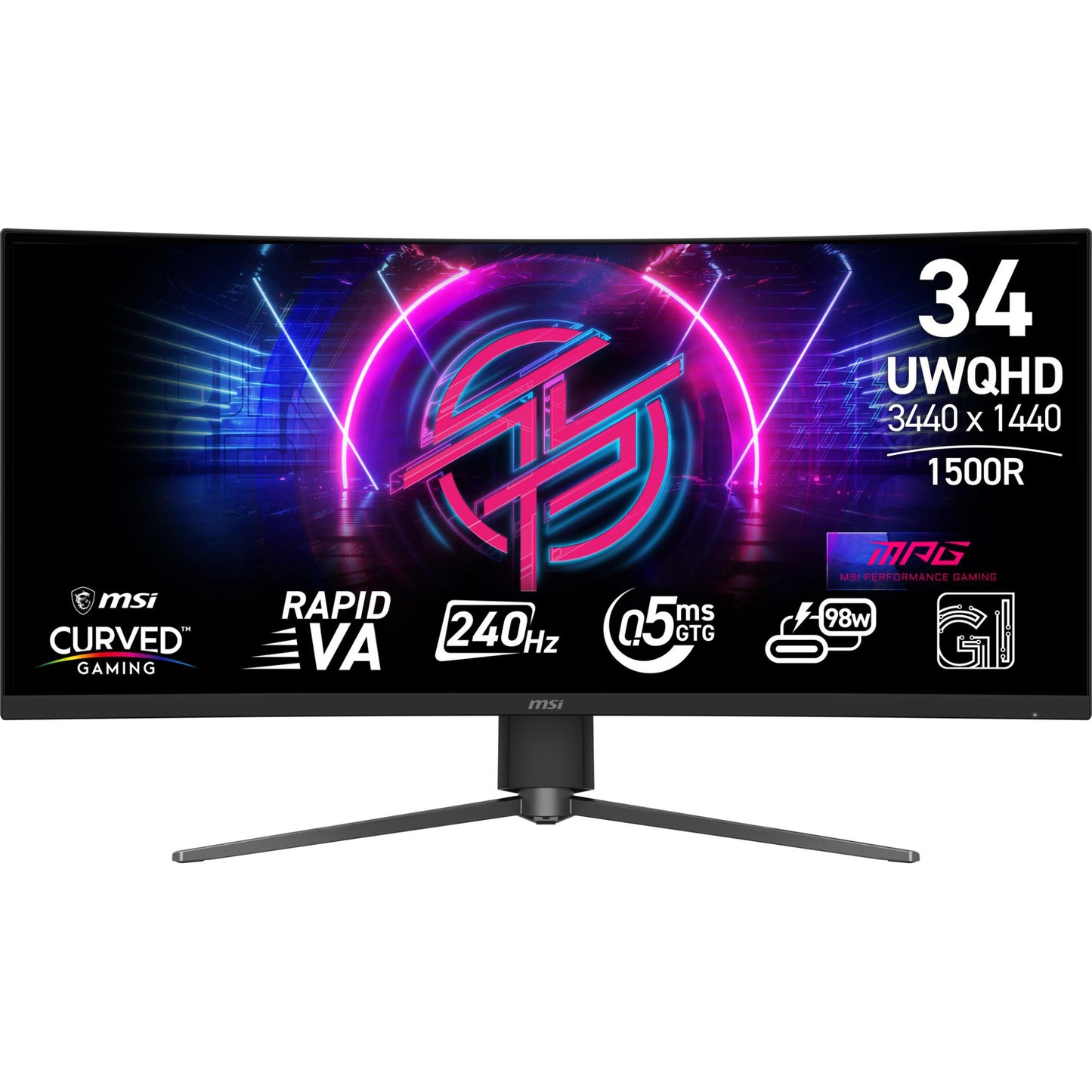 MSI LCD Monitor MSI 34 " 3440 X 1440 Pixels Native Aspect Ratio 21:9 LCD
