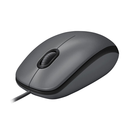 Logitech Mouse USB Optical M100 - Black