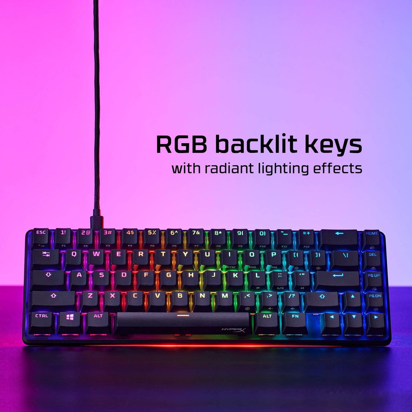 Hyperx Keyboard Alloy Origins 65 - HKBO1T-RD-US / N