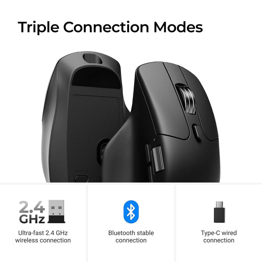 Keychron Mouse USB Optical Wireless M6 - Black