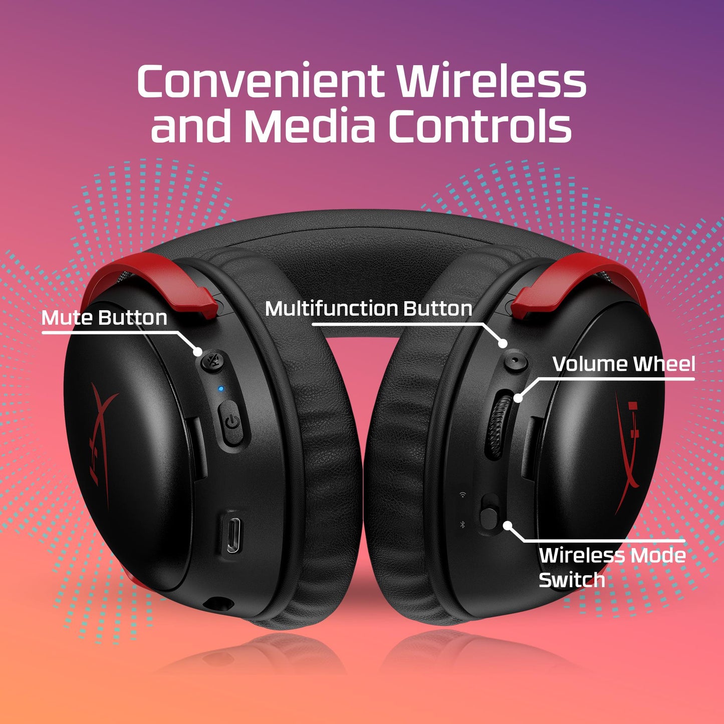 Hyperx Headset Hyperx Cloud III S Wireless / WL BLK-RED GAM