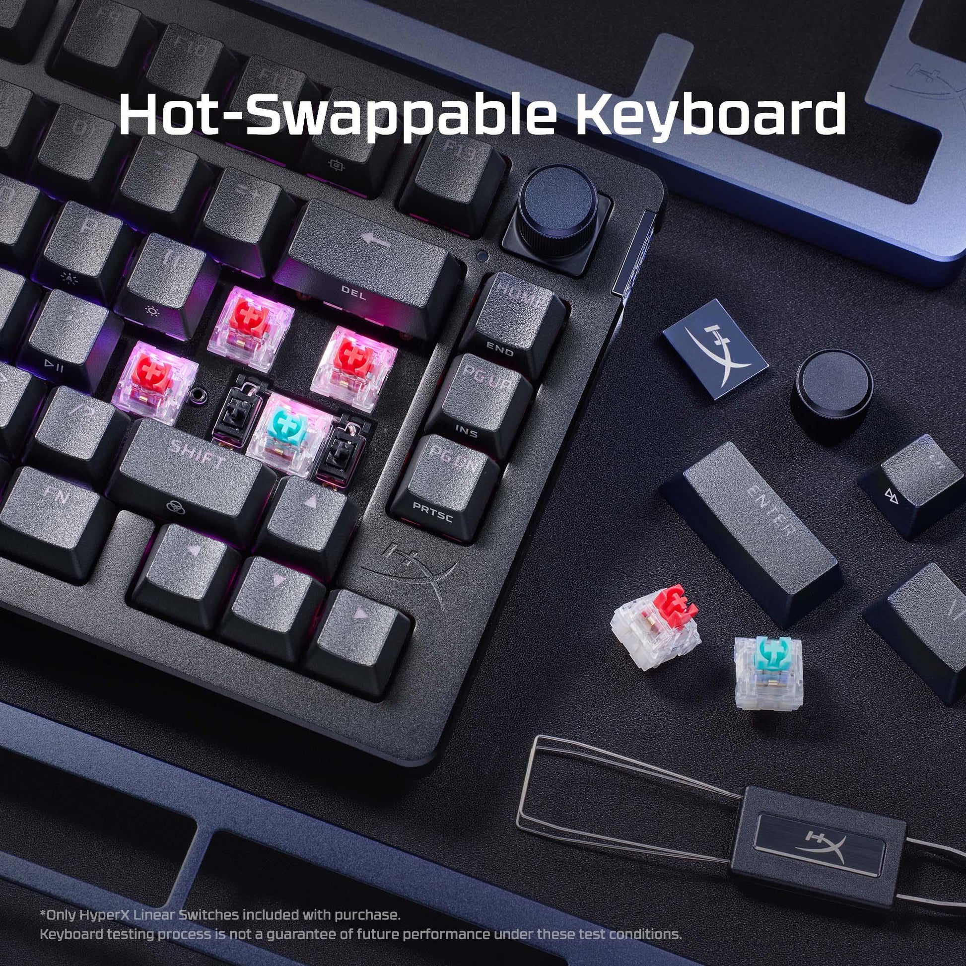 Hyperx Keyboard Alloy Rise 75 S Black - 7G7A4AA#ABA