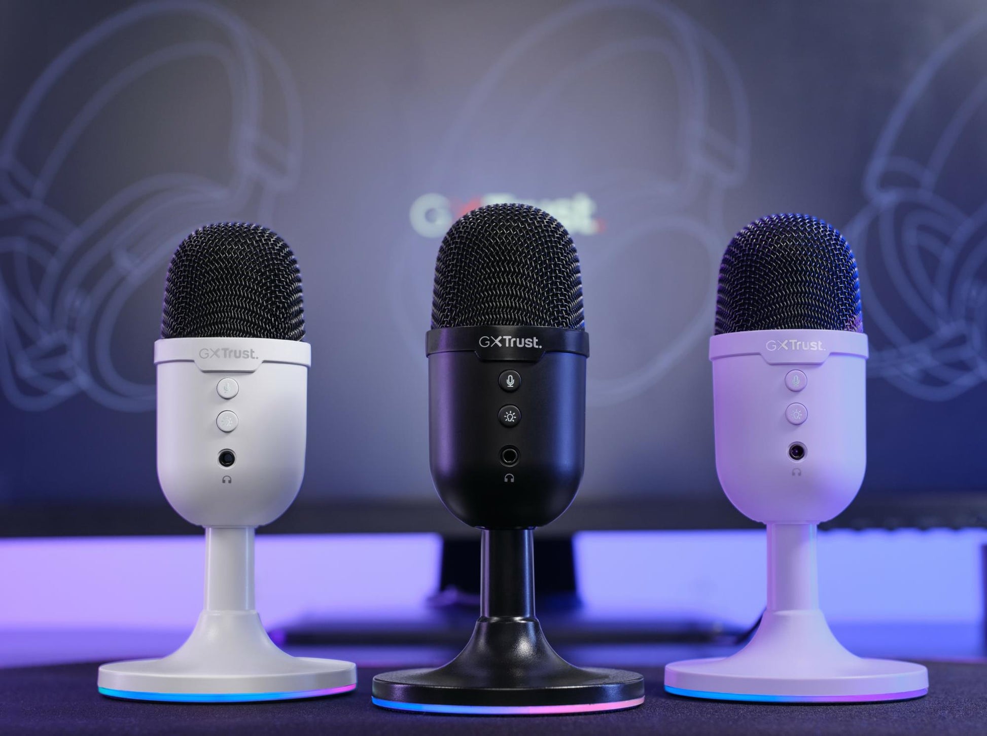 Trust Microphone GXT234P Yunix USB - Purple