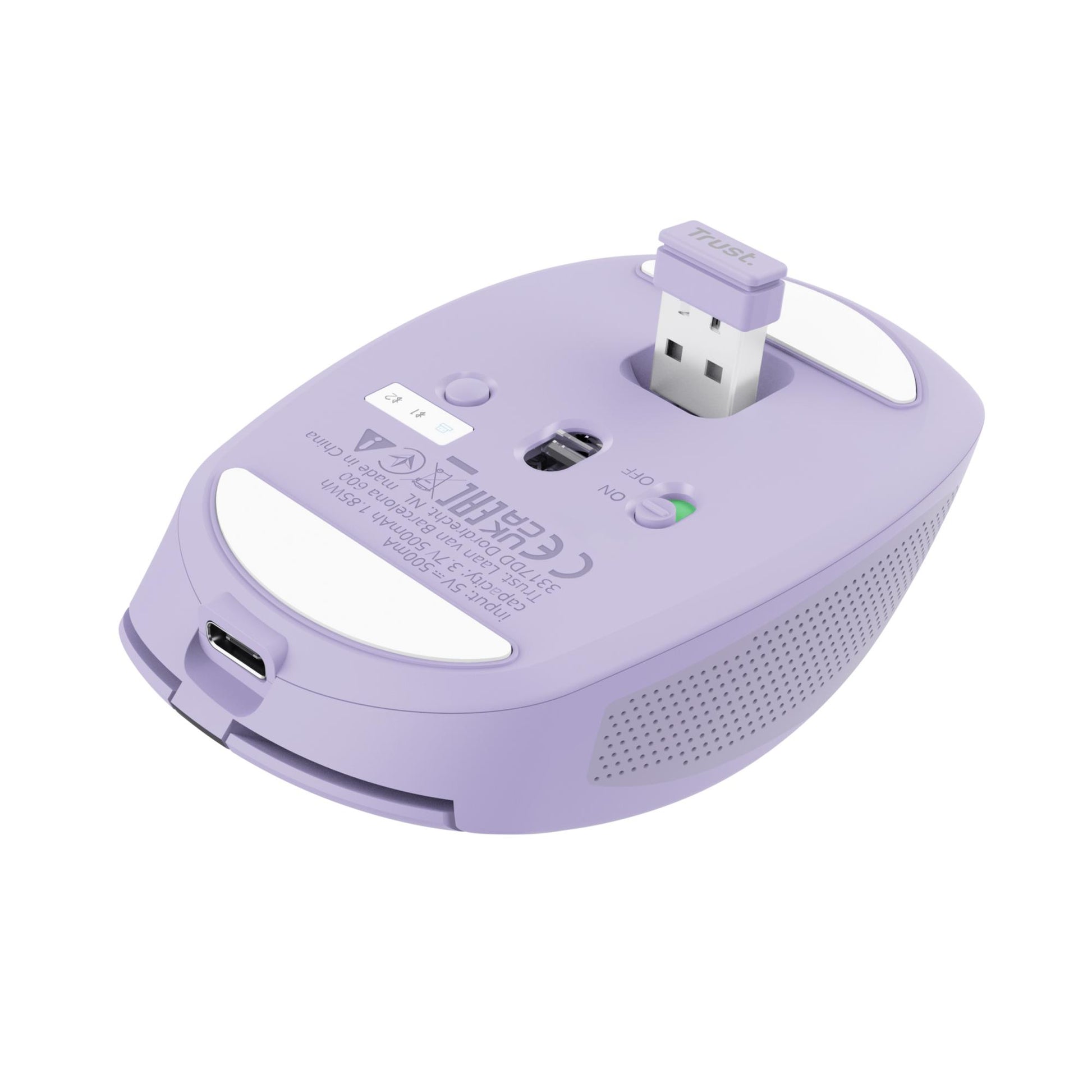 Trust Mouse USB Optical Wireless Ozaa - Purple