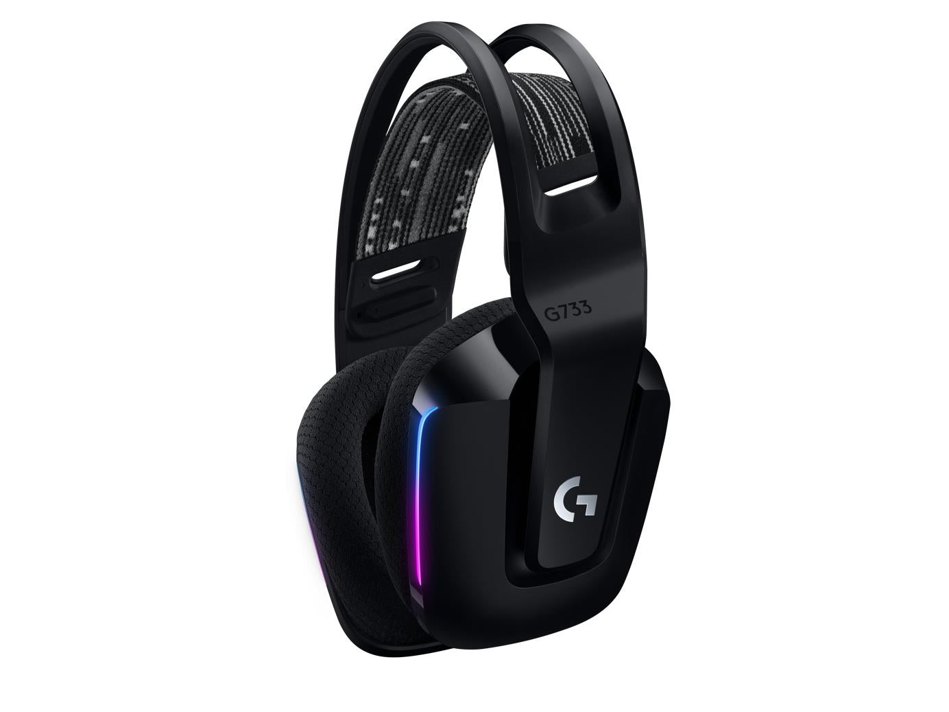 Logitech Headset Gaming G733 RGB Wireless - Black