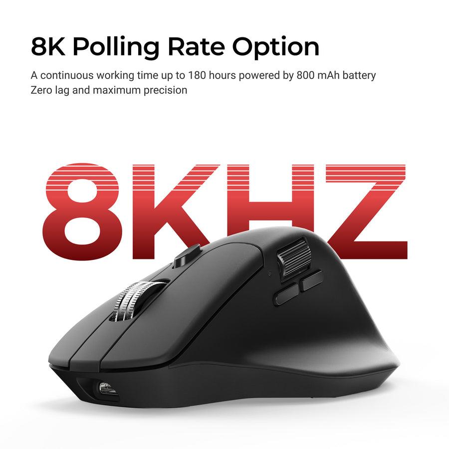 Keychron Mouse USB Optical Wireless M6 - Black