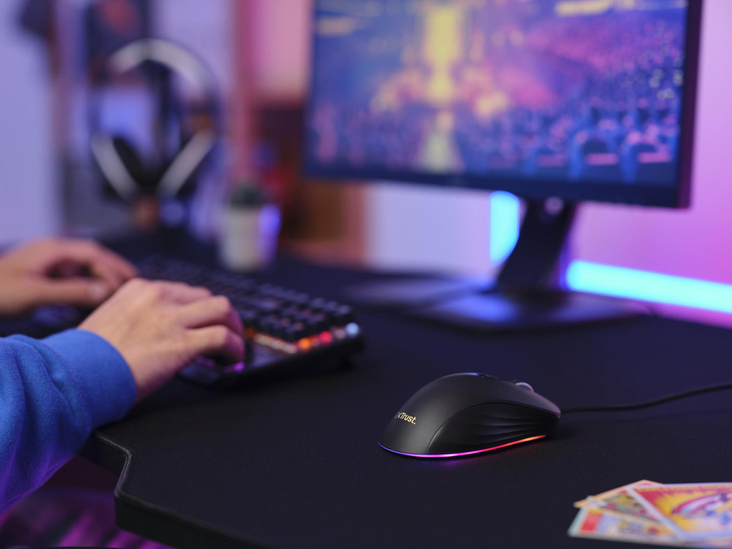 Trust Mouse USB Optical Gaming / GXT924 Ybar +