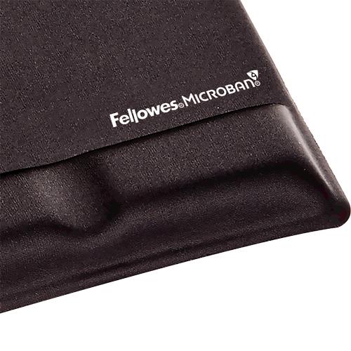 Fellowes Mouse Pad Wrist Support - Black