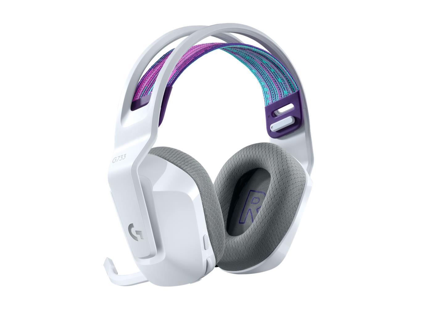 Logitech Headset Gaming G733 Wireless - White