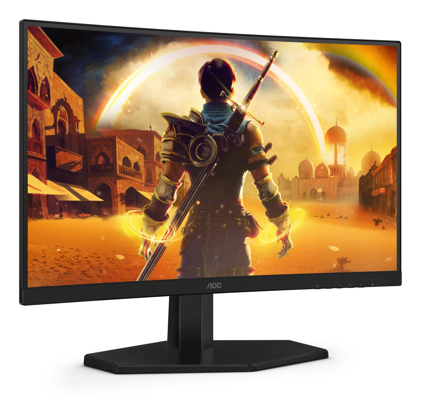 AOC LCD Monitor AOC 23.6 " 1920 X 1080 Pixels Full HD Native Aspect Ratio 16:9 LED Curved