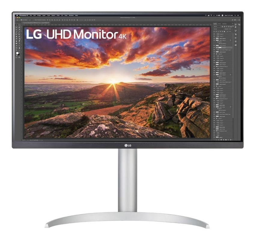 LG LCD Monitor LG 27UP850K-W 27" Gaming Panel IPS 3840X2160 16:9 60 Hz 5 Ms Pivot Height Adjustable Tilt Colour Black