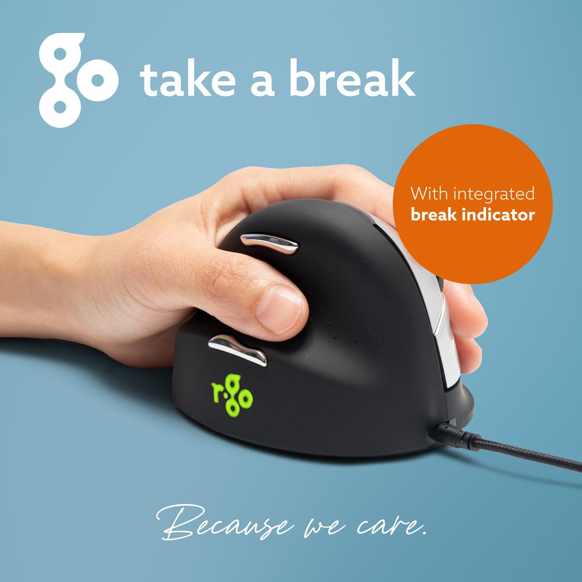 R-GO Tools Mouse USB Optical Break - L.