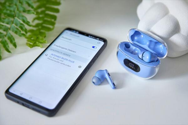 Intenso Headset Buds Plus T310AE - Blue