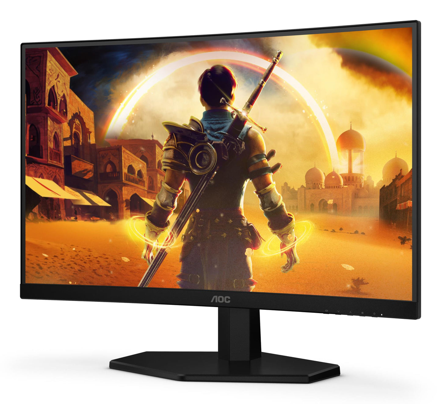 AOC LCD Monitor AOC 23.6 " 1920 X 1080 Pixels Full HD Native Aspect Ratio 16:9 LED Curved
