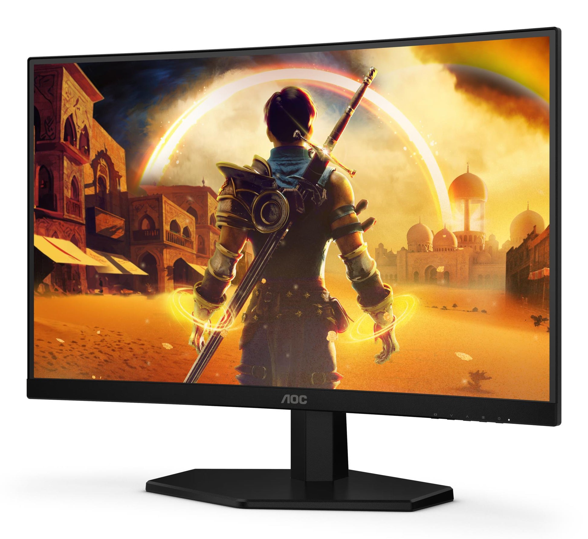 AOC LCD Monitor AOC 23.6 " 1920 X 1080 Pixels Full HD Native Aspect Ratio 16:9 LED Curved
