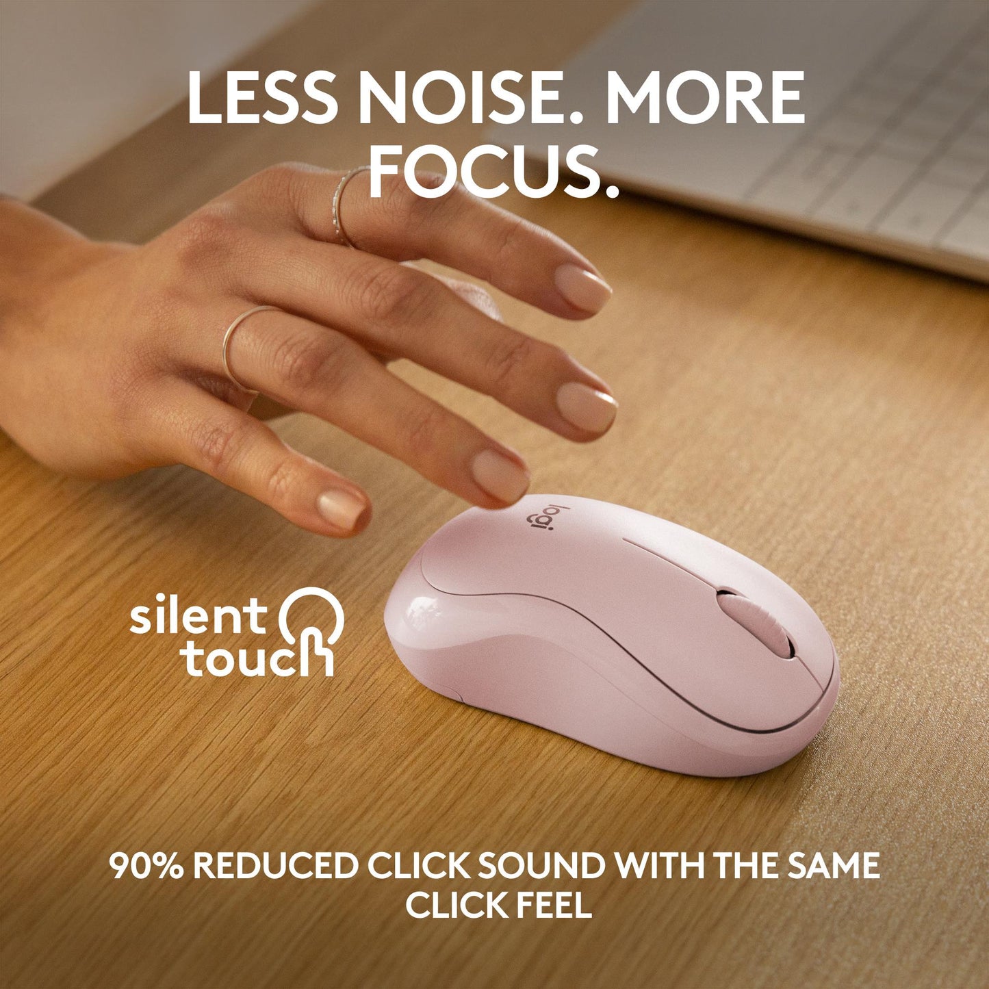 Logitech Mouse Blueth Optical M240 - Rose