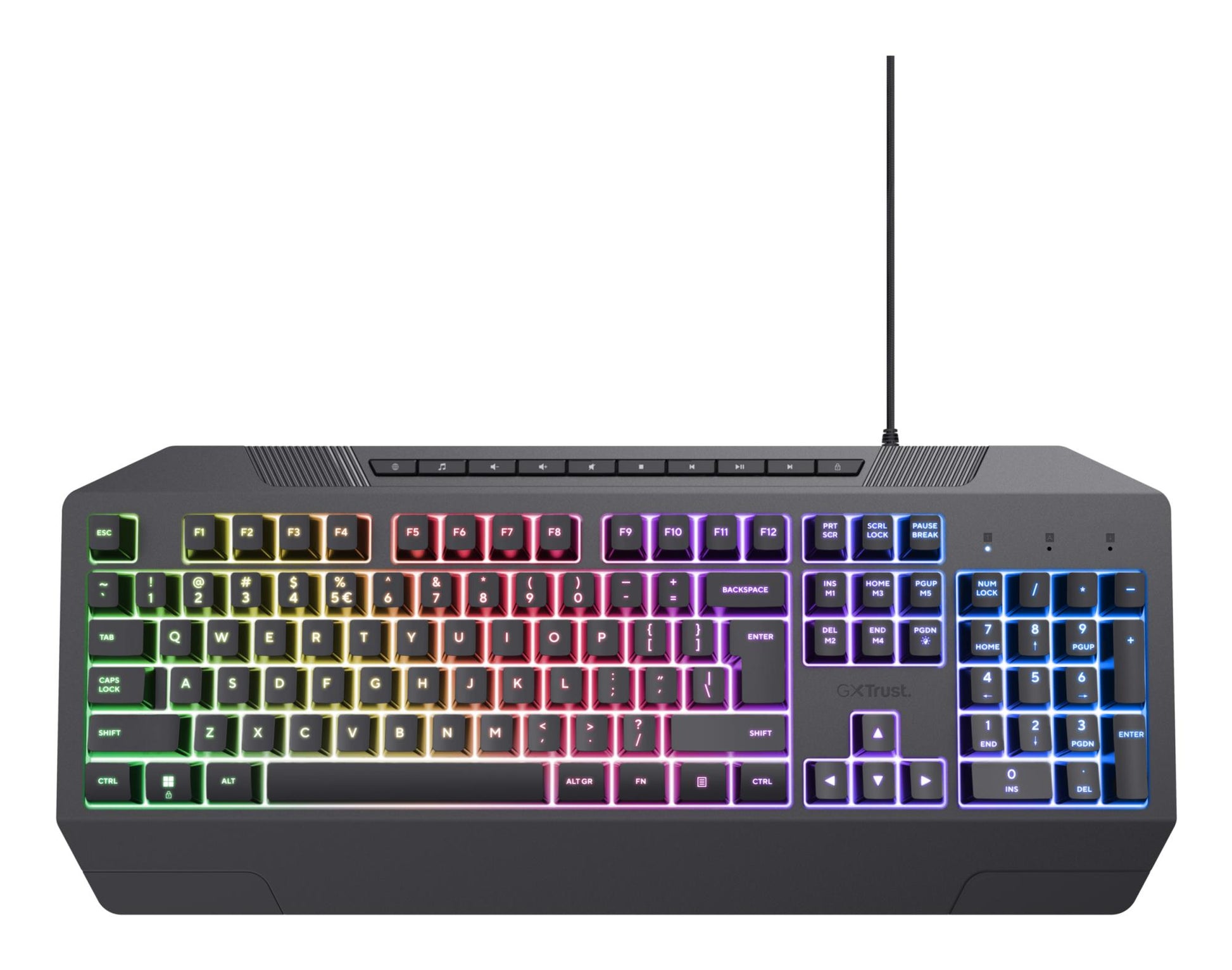 Trust Keyboard USB GXT 836 Evocx - English