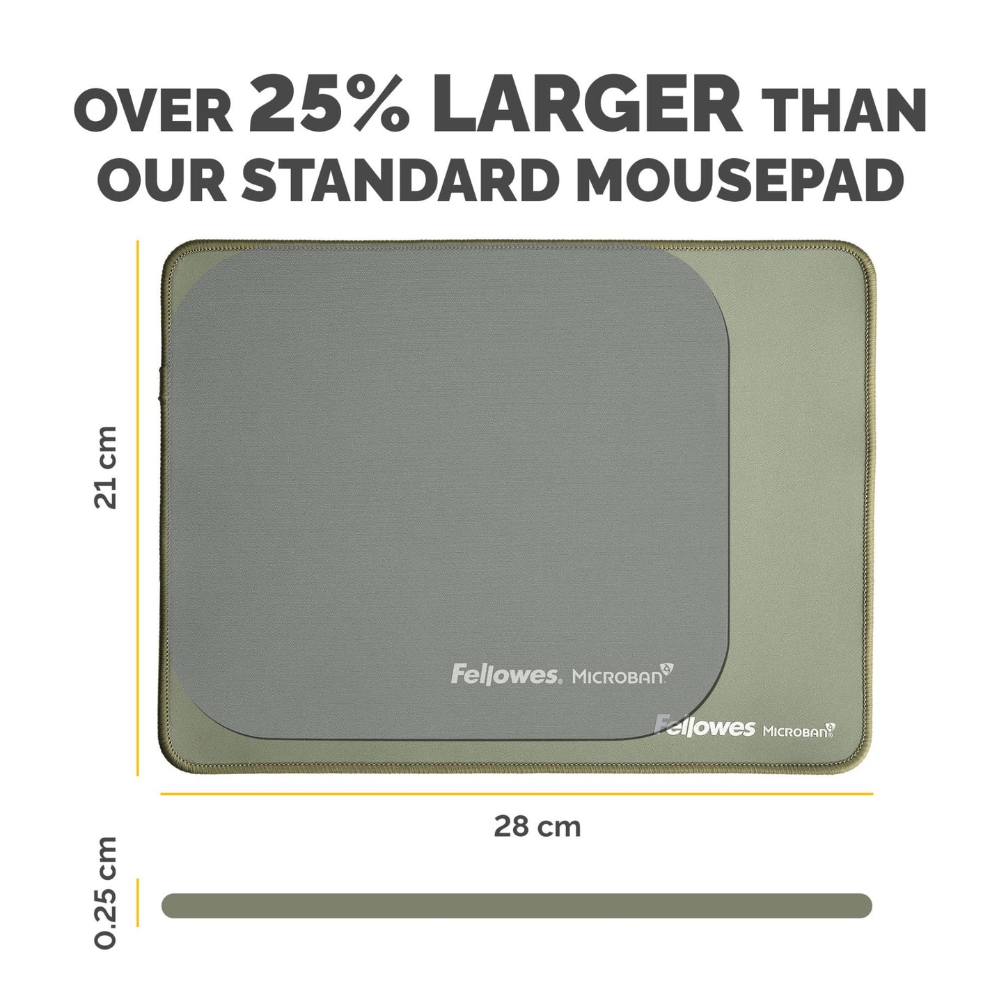 Fellowes Mouse Pad Breyta XL - Sage