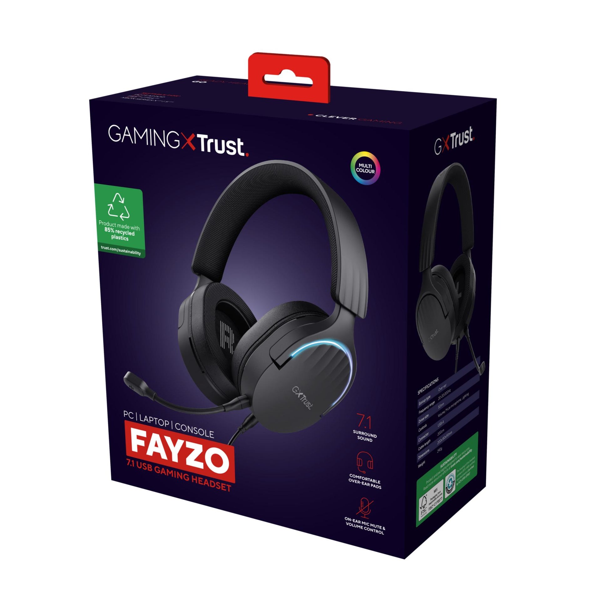 Trust Headset GXT 490 Fayzo - 24900