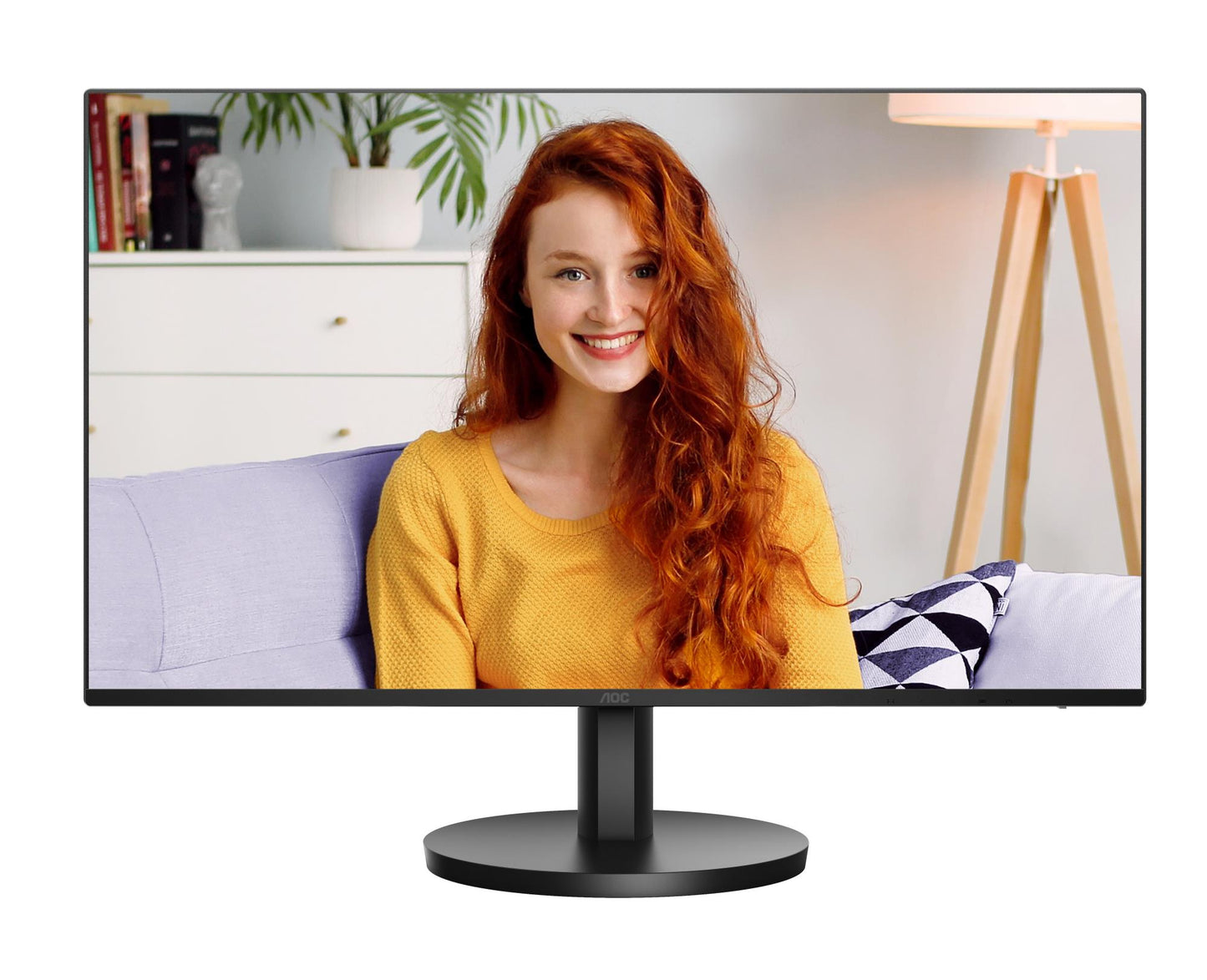 AOC LCD Monitor AOC 24B3HA2 24" Panel IPS 1920X1080 16:9 100 Hz Matte 4 Ms Speakers Colour Black