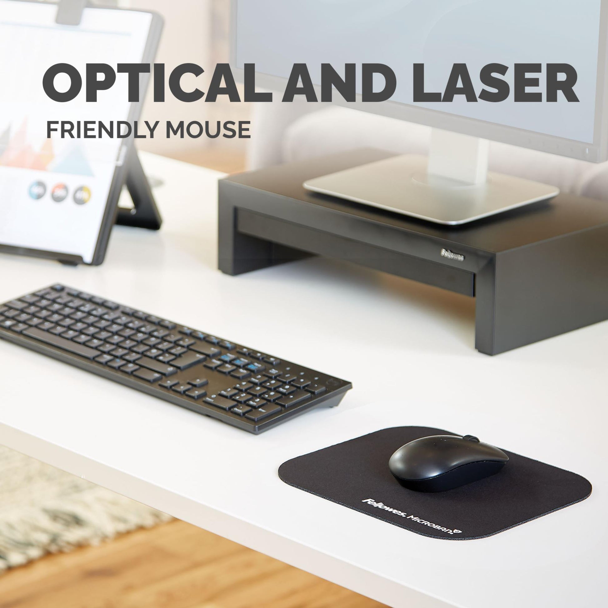 Fellowes Mouse Pad Microban - Black