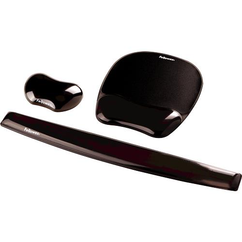 Fellowes Mouse Pad Crystal GEL - Black
