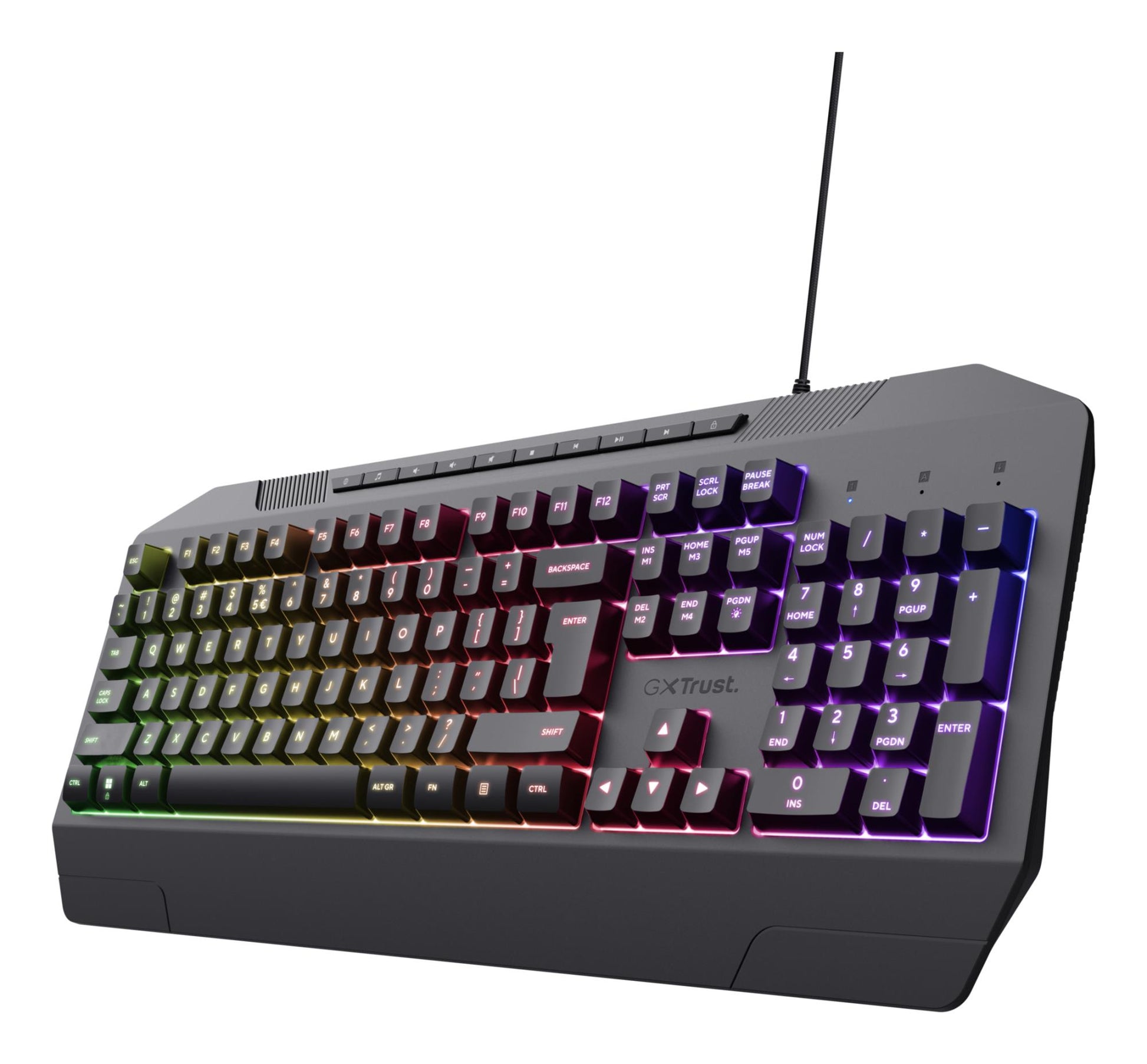 Trust Keyboard USB GXT 836 Evocx - English