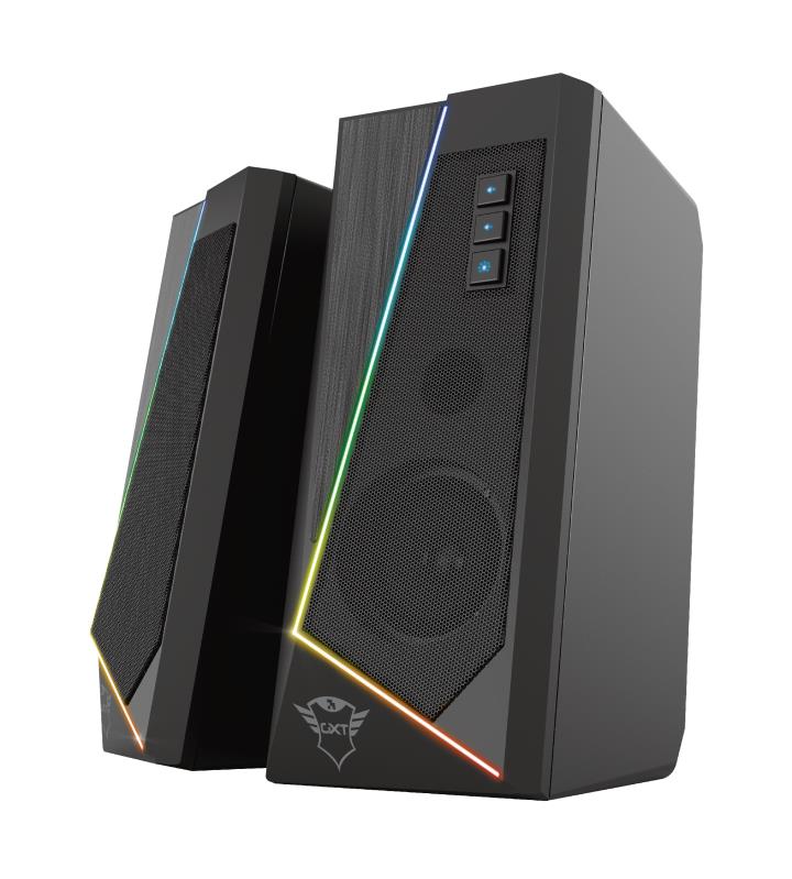 Trust Speaker Trust GXT 609 Zoxa RGB Illuminated Speaker Set 1Xusb 2.0 Black