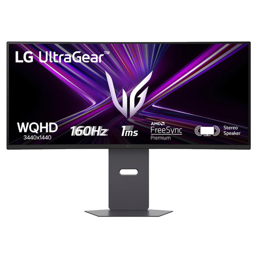 LG LCD Monitor LG 34 " 3440 X 1440 Pixels Wide Quad HD Native Aspect Ratio 21:9 LCD Curved