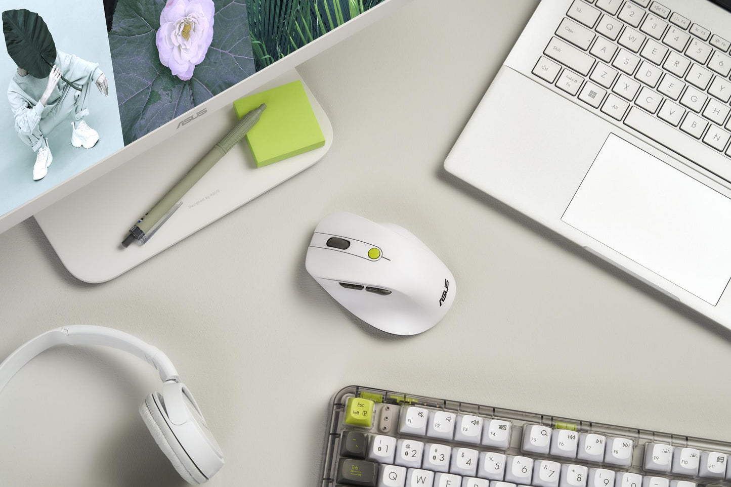 Asus Mouse USB Optical Wireless MD105 - VT-GN