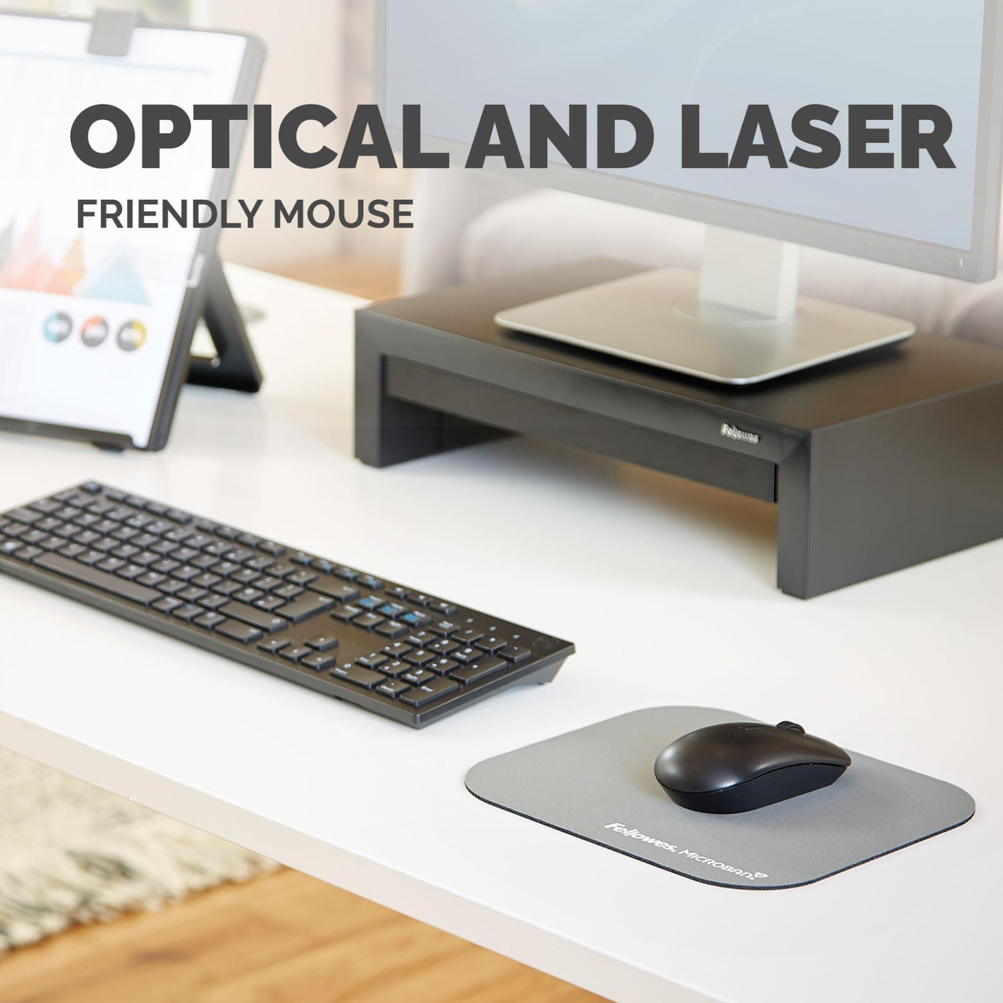 Fellowes Mouse Pad Microban - Silver