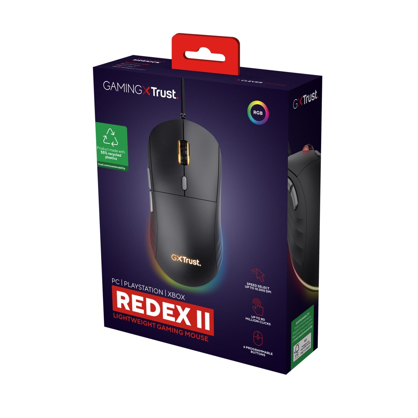 Trust Mouse USB Optical Lightweight / GXT925 Redex II